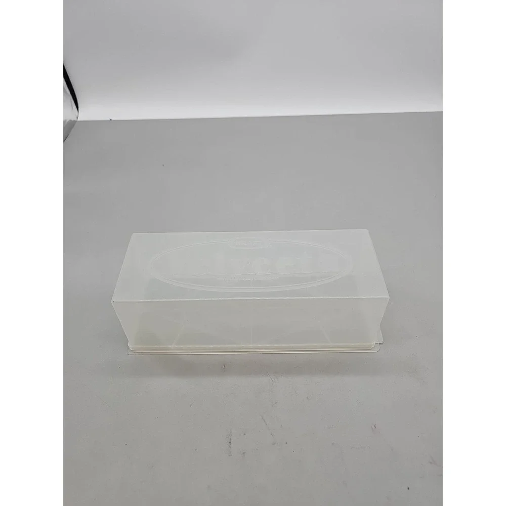 Kraft‎ Velveeta Cheese Box Keeper Container Clear Plastic USA, Holds 2lbs